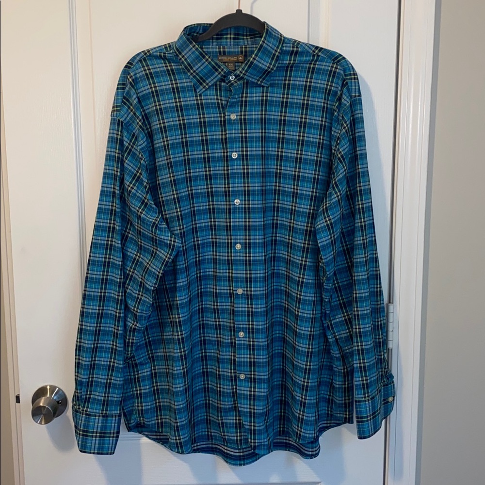 Peter Millar Summer Comfort Plaid Button‎ Up Shirt